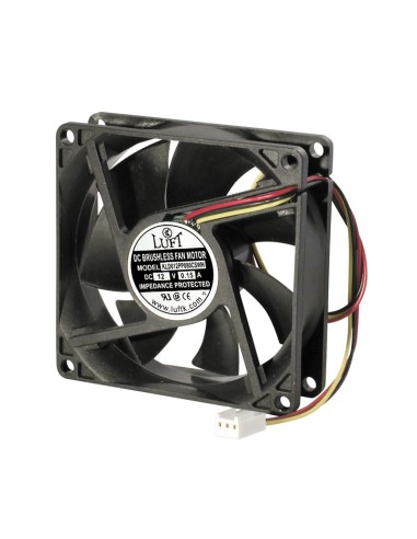 VENTILADOR DE FRICCION 80X80X25 12V 3 HILOS