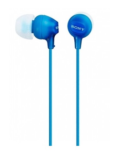 MINI AURICULAR   MICRO SONY MDR-EX15AP AZUL