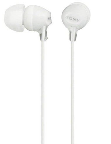 MINI AURICULAR ST SONY MDR-EX15LP BLANCO