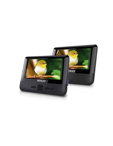 REPRODUCTOR DVD DOBLE PANTALLA 9  DVD-SS-9520 SOGO