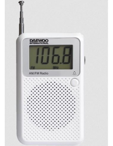 RADIO DIGITAL DE BOLSILLO DRP-115W DAEWOO