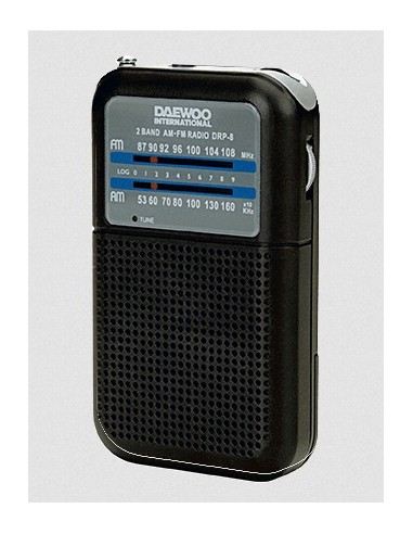 RADIO ANALOGICA DE BOLSILLO DRP-8 DAEWOO NEGRO