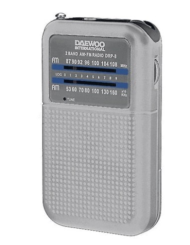 RADIO ANALOGICA DE BOLSILLO DRP-8 DAEWOO GRIS