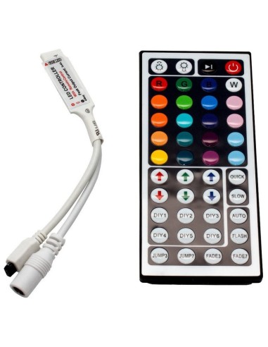 MINI CONTROLADOR RGB 12V   MANDO 44 TECLAS