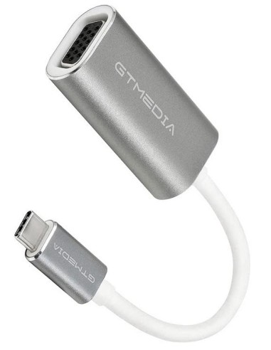 ADAPTADOR USB C/M 3 1 - VGA/H  0 2M  GT MEDIA