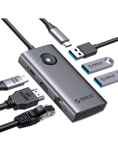 DOCK USB  C  A USB C/H 3 0  3 USB A/H  HDMI   RJ45