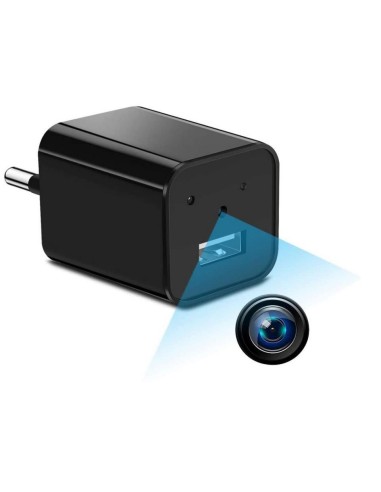 CAMARA ESPIA OCULTA EN CARGADOR USB