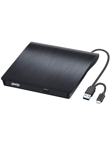 GRABADORA EXTERNA DVD-RW - USB A/M 3 0   USB C/M