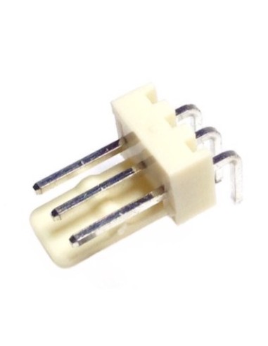 CONECTOR POSTE MACHO ACODADO 3 PIN C I