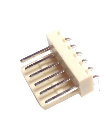 CONECTOR POSTE MACHO ACODADO 6 PIN C I 