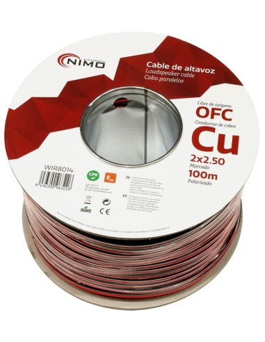 CABLE ALTAVOZ RJ/NG L OXIGENO 2x2 5  BOBINA 100M 