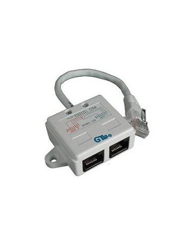 DUPLICADOR RJ45/TF   RJ45/DATOS-RJ45/TF CON CABLE