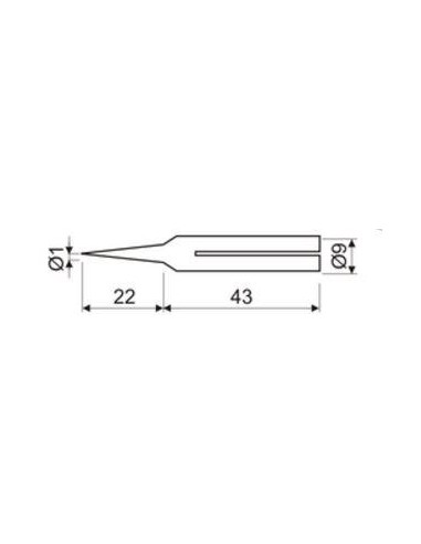 PUNTA SOLDADOR DH LARGA DURACION 25W