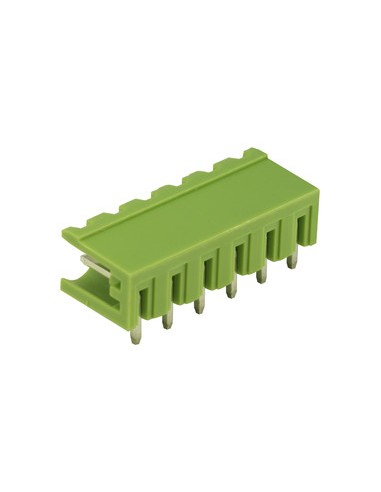 REGLETA/M VERDE ACODADO ENCHUFA  5 08MM 6 PIN