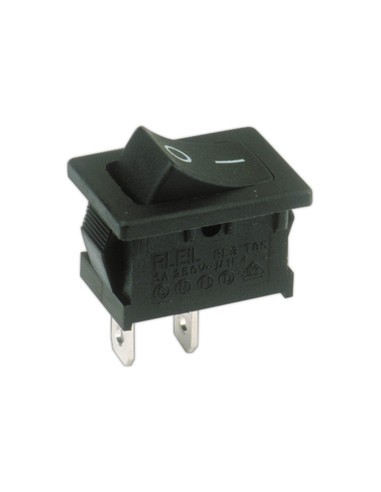 INTERRUPTOR MINI BASCULANTE  1C/2P FASTON ON-OFF