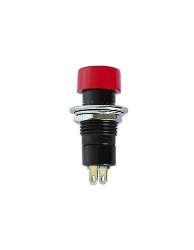 INTERRUPTOR TIPO PULSADOR 1C 2P ON-OFF ROJO