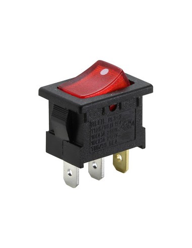 INTERRUPTOR MINI  BASC  LUMIN  1C/2P FASTON ON-OFF