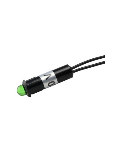 PILOTO LED C/CABLE 220V CA VERDE DH