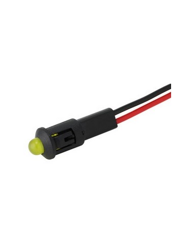 PILOTO LED C/CABLE 12V CC BLANCO DH