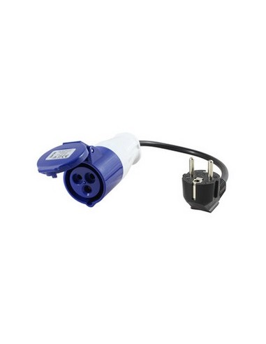 ADAPTADOR CETAC/M - SCHUKO/H AZUL DH