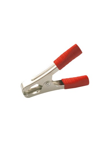 PINZA BATERIA ROJA MANGOS AISLADOS 100AMP 144MM