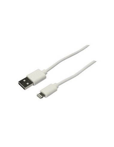 CABLE DATOS USB IPHONE7 LIGHTNING  1M  DH BLANCO