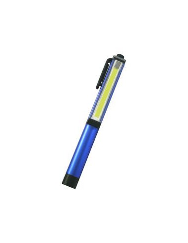 MINI LINTERNA LED COB 3W CON IMAN  AZUL  DH