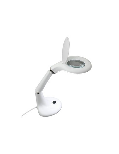 LAMPARA CON LUPA 3W   32 LED´S 4 DIOPTRIAS BLANCA