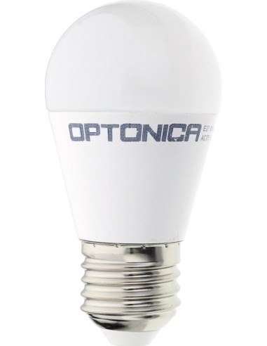 BOMBILLA ESTANDAR LED 8W E27 LUZ FRIA OPTONICA