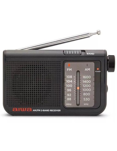 RADIO ANALOGICA DE BOLSILLO RS-55/BK AIWA NEGRO