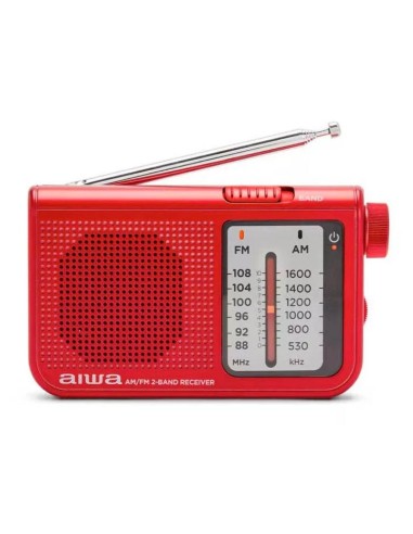 RADIO ANALOGICA DE BOLSILLO RS-55/RD AIWA ROJO