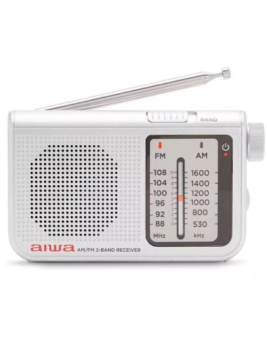 RADIO ANALOGICA DE BOLSILLO RS-55/SL AIWA PLATA