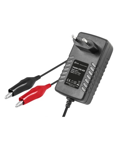 CARGADOR BATERIAS PLOMO 6V-12V 1500mAH