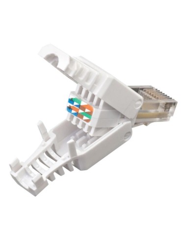 CONECTOR RJ45/M UTP C6 PARA CRIMPAR TOOL-LESS