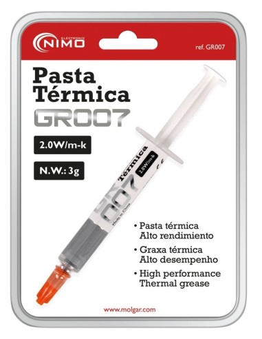 JERINGA SILICONA TERMICA PLATA 3g   ESPATULA NIMO