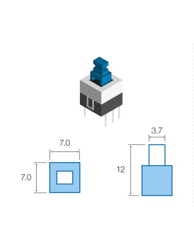 MICROINTERRUPTOR ON-OFF 2C  6X6MM 