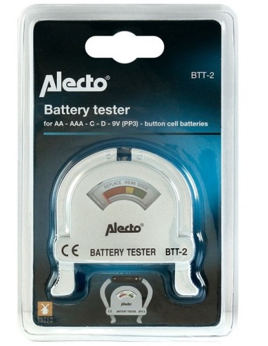 COMPROBADOR DE BATERIAS BTT-2 ALECTO