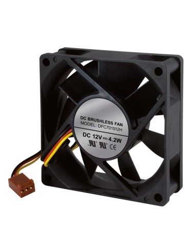 VENTILADOR DE FRICCION 70X70X15 12V 3 HILOS