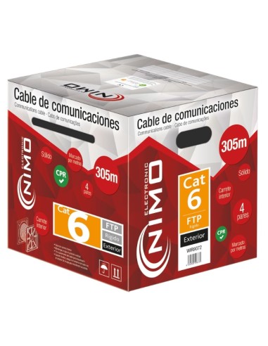 CABLE FTP EXTERIOR C-6  CAJA 305MTS   NIMO