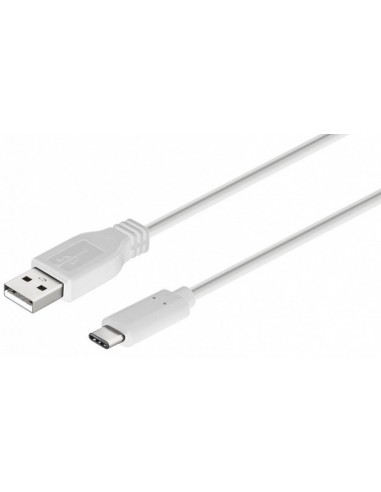 CABLE USB A/M - USB C/M 2 0  2M  NIMO BLANCO