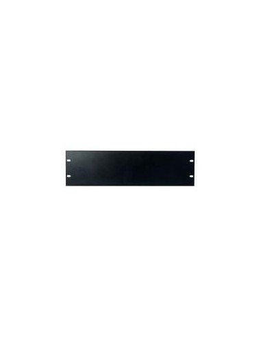 TAPA CIEGA 3U RACK 19  NEGRA-BLANCA