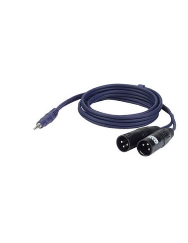 CABLE 2 CANON/M - JACK/M ST 3 5  3M 