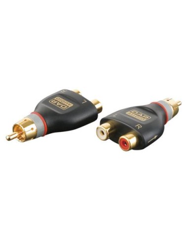 ADAPTADOR 2 RCA/H - 1 RCA/M HQ