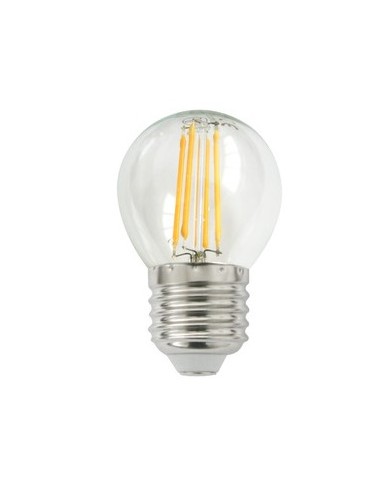 BOMBILLA LED FILAMENTO G45 4W E27 BLANCO CALIDO DH