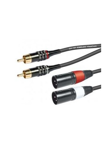 CABLE 2 CANON/M - 2 RCA/M  1M  HQ