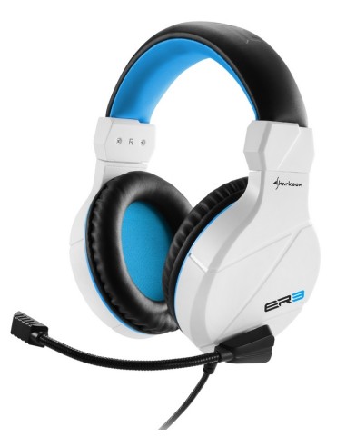 AURICULAR GAMING   MICRO SHARKOON RUSH ER3 BLANCO