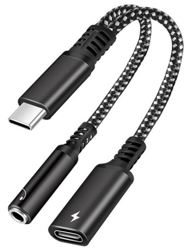 ADAPTADOR USB C/M - USB C/H   JACK/H ST 3 5  0 2M 