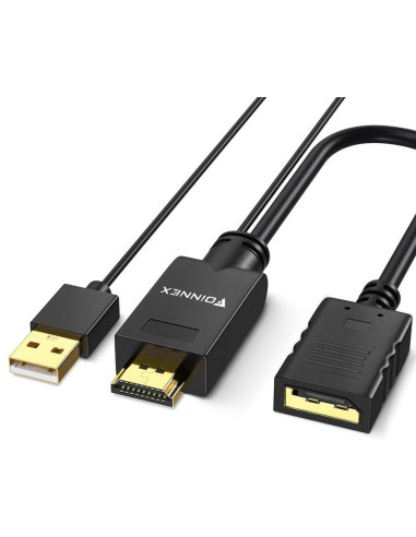 ADAPTADOR DISPLAYPORT/H - HDMI/M   USB A/M  0 15M 