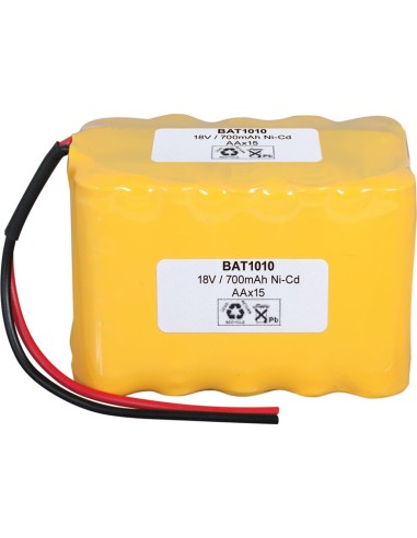 BATERIA RECARGABLE 15xAA 18V 1000mA Ni-Cd