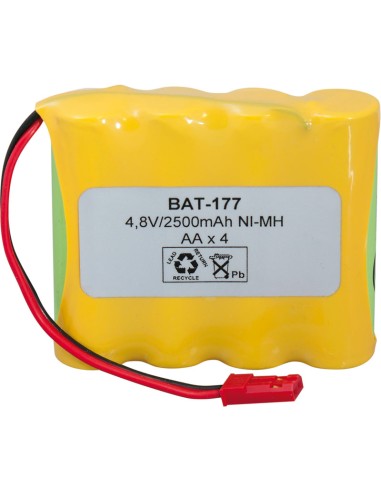 BATERIA RECARGABLE 4xAA 4 8V 2500mA NIMH